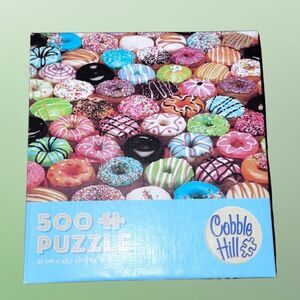 Cobble Hill Colorful Donut Puzzle - 500 Pieces